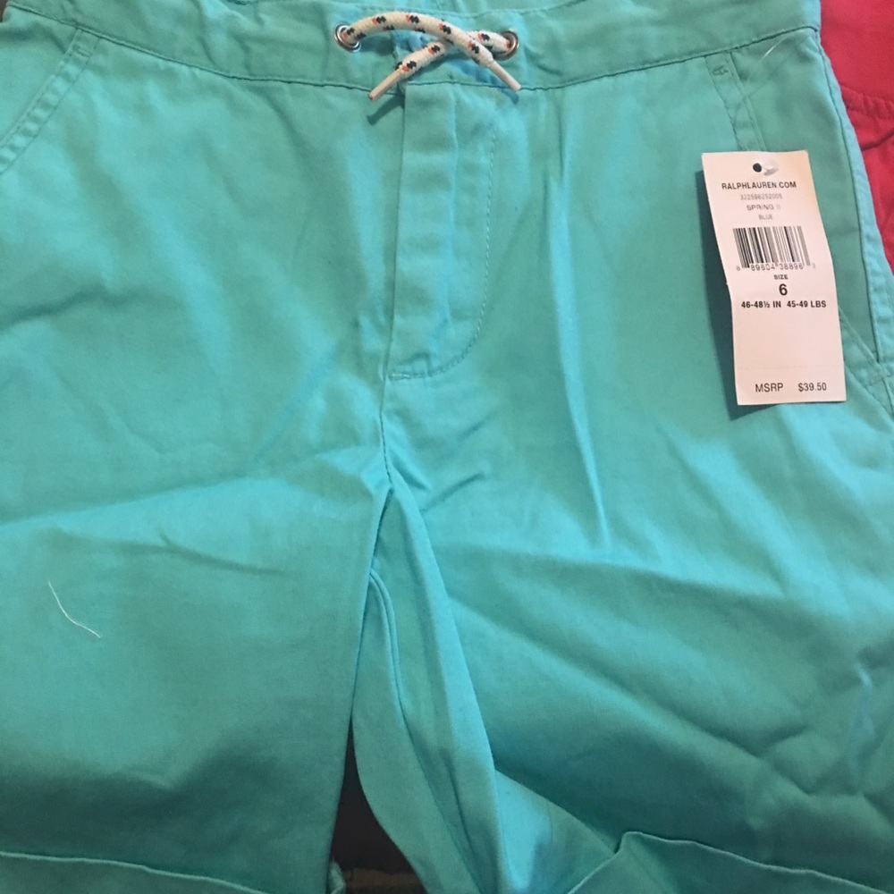 Boys Polo Ralph Lauren blue shorts